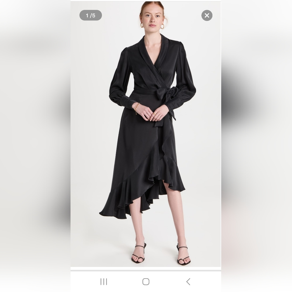 Zimmerman silk wrap dress